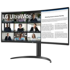 LG 34WR55QK-B 34 Inch WQHD 100Hz UltraWide Curved Monitor